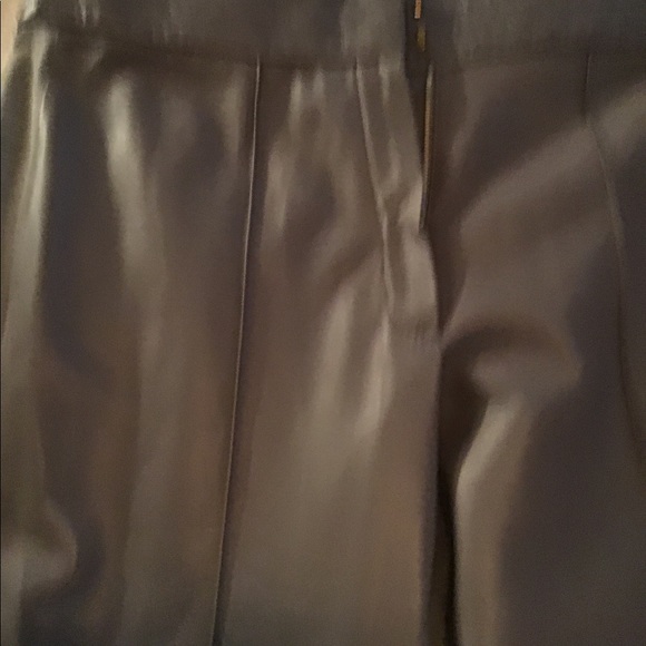 Grey Escada Leather Pants - Picture 3 of 4